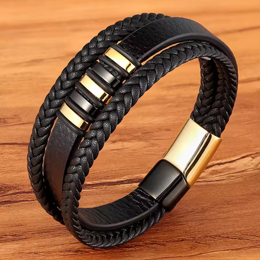 To My Son - Never Alone - Braided Bracelet