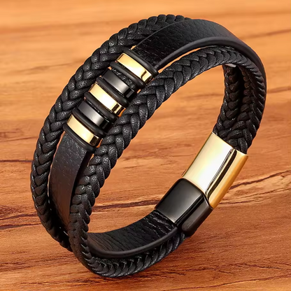To My Son - Never Alone - Braided Bracelet